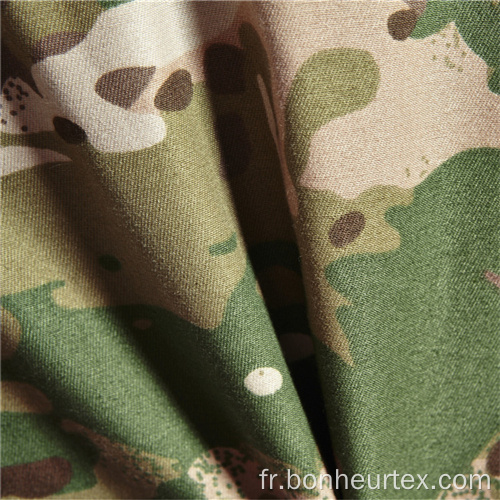 Tissu de camouflage militaire en sergé TC Blend